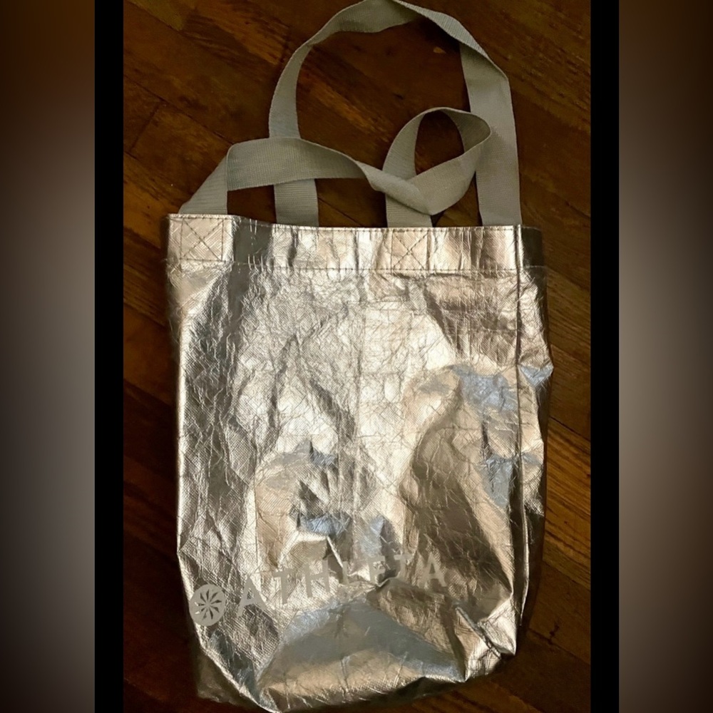 Athleta Reusable Shopping Bag Silver - Picture 4 of 10